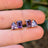 The Aurora - Toi et Moi Amethyst Earrings Earrings Handmade Handcrafted