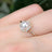 Pearl Hexagon Halo Ring