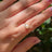 Pearl Hexagon Halo Ring