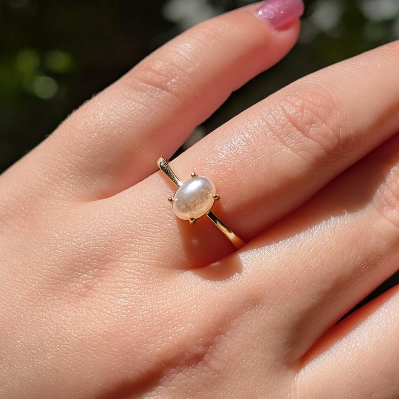 Pearl Oval Ring