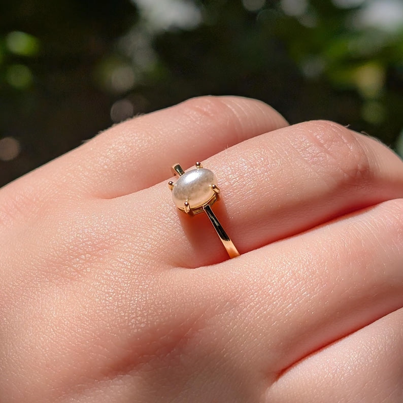 Pearl Oval Ring