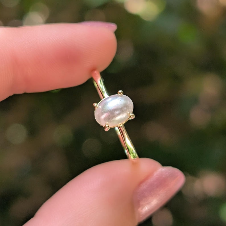 Pearl Oval Ring