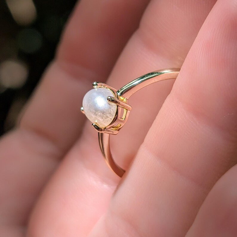 Pearl Oval Ring