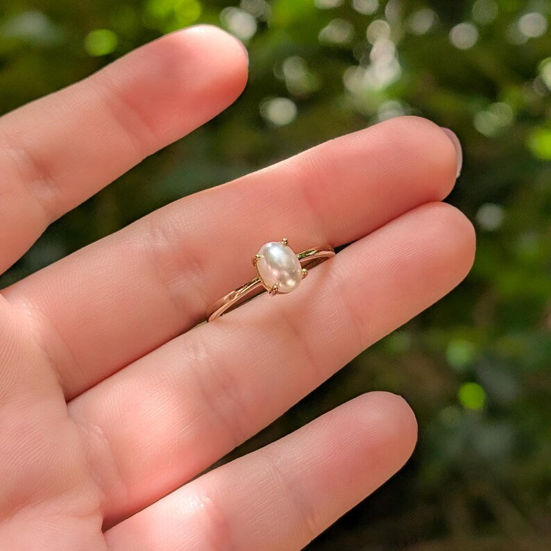 Pearl Oval Ring
