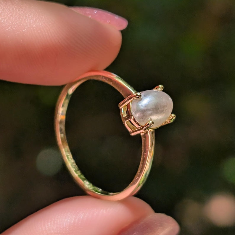 Pearl Oval Ring
