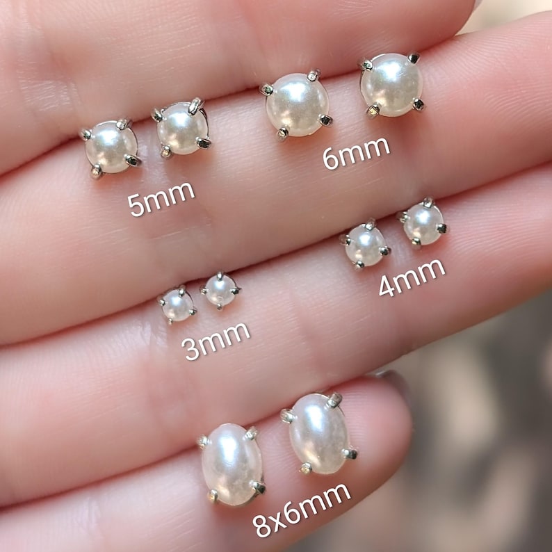 Pearl Round Earrings
