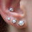 Pearl Round Earrings