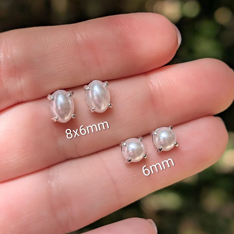 Pearl Round Earrings