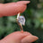 Sideways Lab Diamond Teardrop Ring