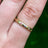 14K Multicolor Sapphire Star Half Eternity Band Rings Handmade Handcrafted