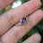 Sideways Amethyst Teardrop Ring