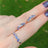 The Legacy Earrings - Tanzanite Hoops Earrings Handmade Handcrafted
