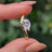 Pear Moissanite East West Sideways Ring