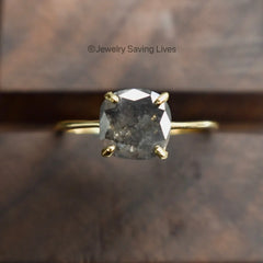 The Asher Natural Salt and Pepper Diamond - JSL