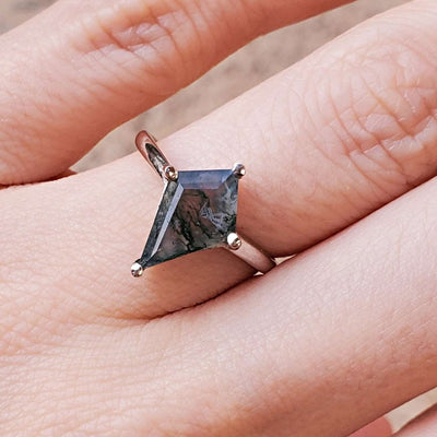 Last Call: Kite Moss Agate Ring