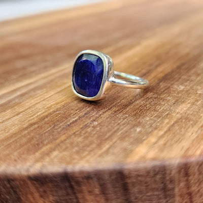 Sapphire Bezel Ring