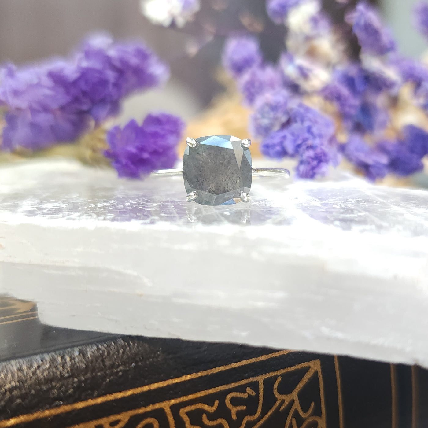 The Asher - Raw Salt and Pepper Diamond (DS025)