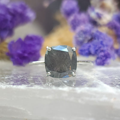 The Asher - Raw Salt and Pepper Diamond (DS025)