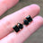 The Aurora - Toi et Moi Onyx Earrings Earrings Handmade Handcrafted