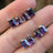 The Aurora - Toi et Moi Amethyst Earrings Earrings Handmade Handcrafted
