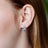 The Legacy Earrings - Tanzanite Hoops Earrings Handmade Handcrafted
