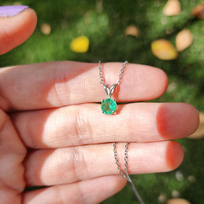 Emerald Doublet Necklace