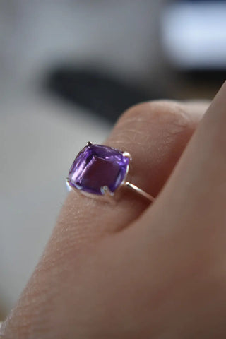 February birthstone - amethyst