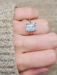 THE AUDREY - NATURAL AQUAMARINE