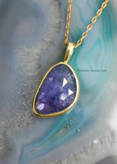 Statement Tanzanite Necklace - JSL