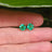 Faceted Natural Emerald Doublet Earrings Earrings Handmade Handcrafted