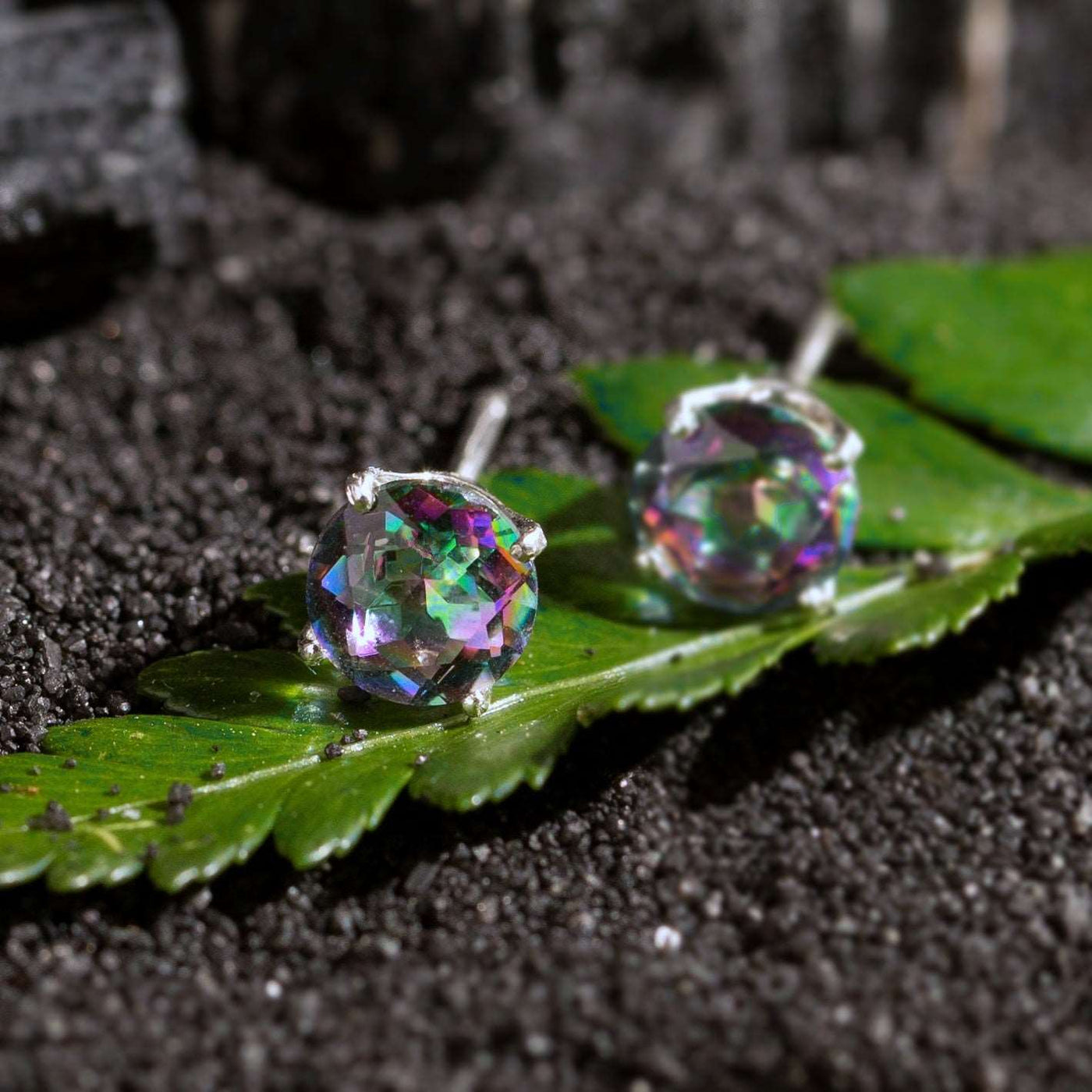 Alexandrite Stud Earrings