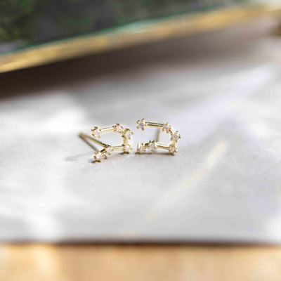 Gemini Constellation Star Astrology Earrings