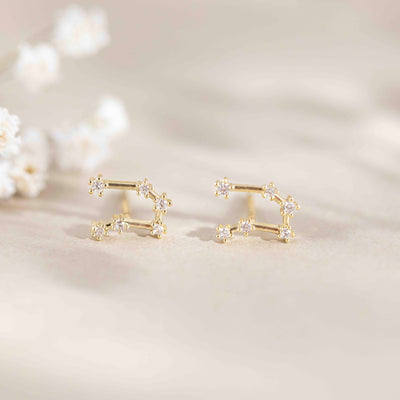 Gemini Constellation Star Astrology Earrings