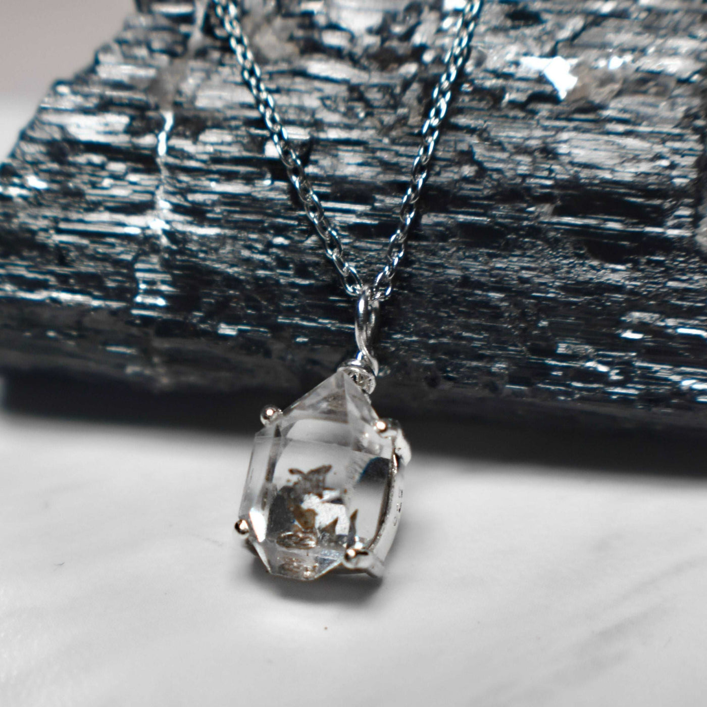 Herkimer Diamond Glowing Necklace