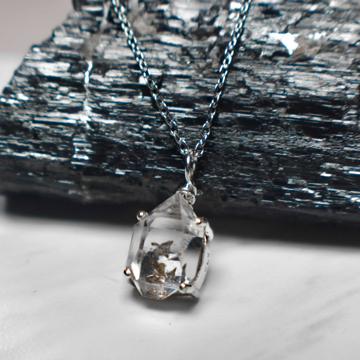 Herkimer Diamond Pendant Necklace