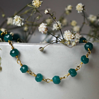 Emerald Beaded Necklace