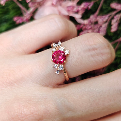 The Legacy - Ruby Cluster Ring