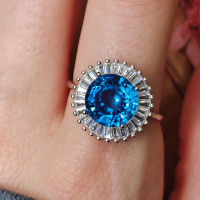 The Sunburst Gemstone Ring