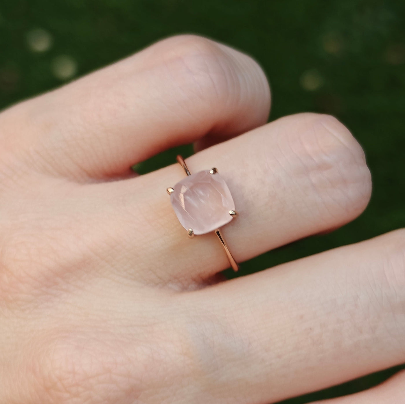 The Asher - Natural Rose Quartz