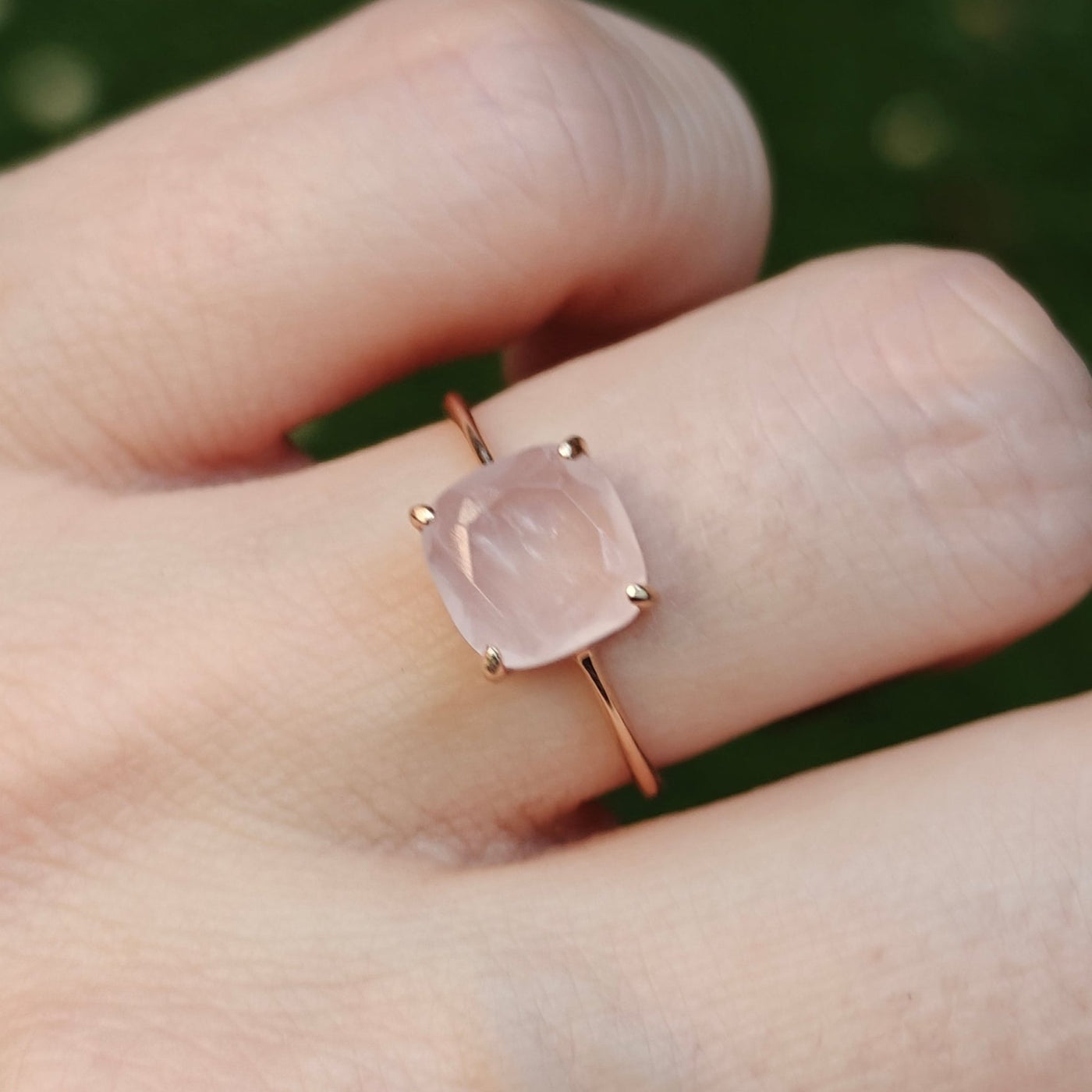 The Asher - Natural Rose Quartz