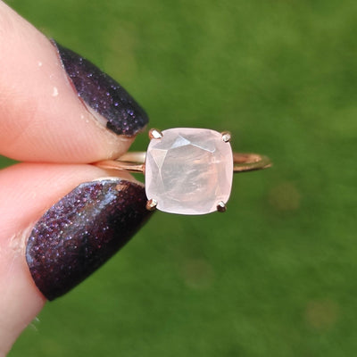 The Asher - Natural Rose Quartz