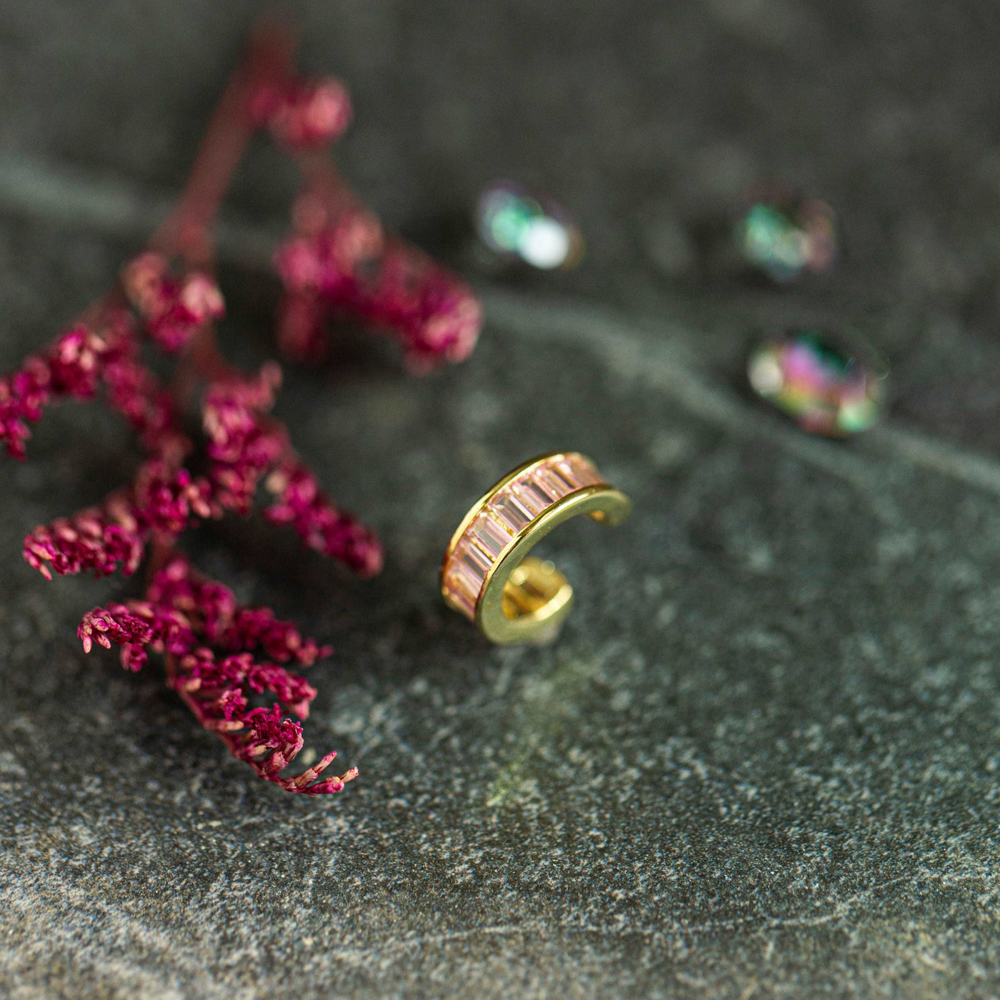 Gemstone Ear Cuffs