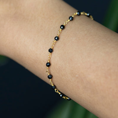 Onyx Beaded Bracelet