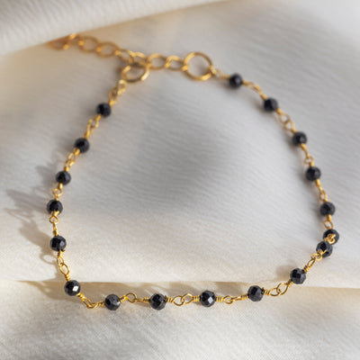 Onyx Beaded Bracelet