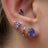 AAA Natural Tanzanite Oval Stud Earrings Earrings Handmade Handcrafted