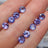 AAA Natural Tanzanite Stud Earrings Earrings Handmade Handcrafted
