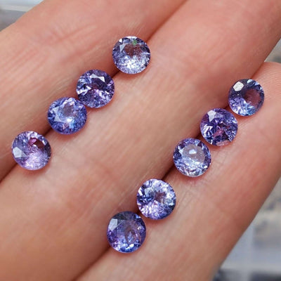 AAA Natural Tanzanite Stud Earrings Earrings Handmade Handcrafted