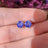 AAA Natural Tanzanite Stud Earrings Earrings Handmade Handcrafted