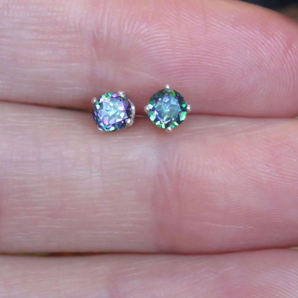 Alexandrite Stud Earrings Earrings Handmade JSL Made in USA