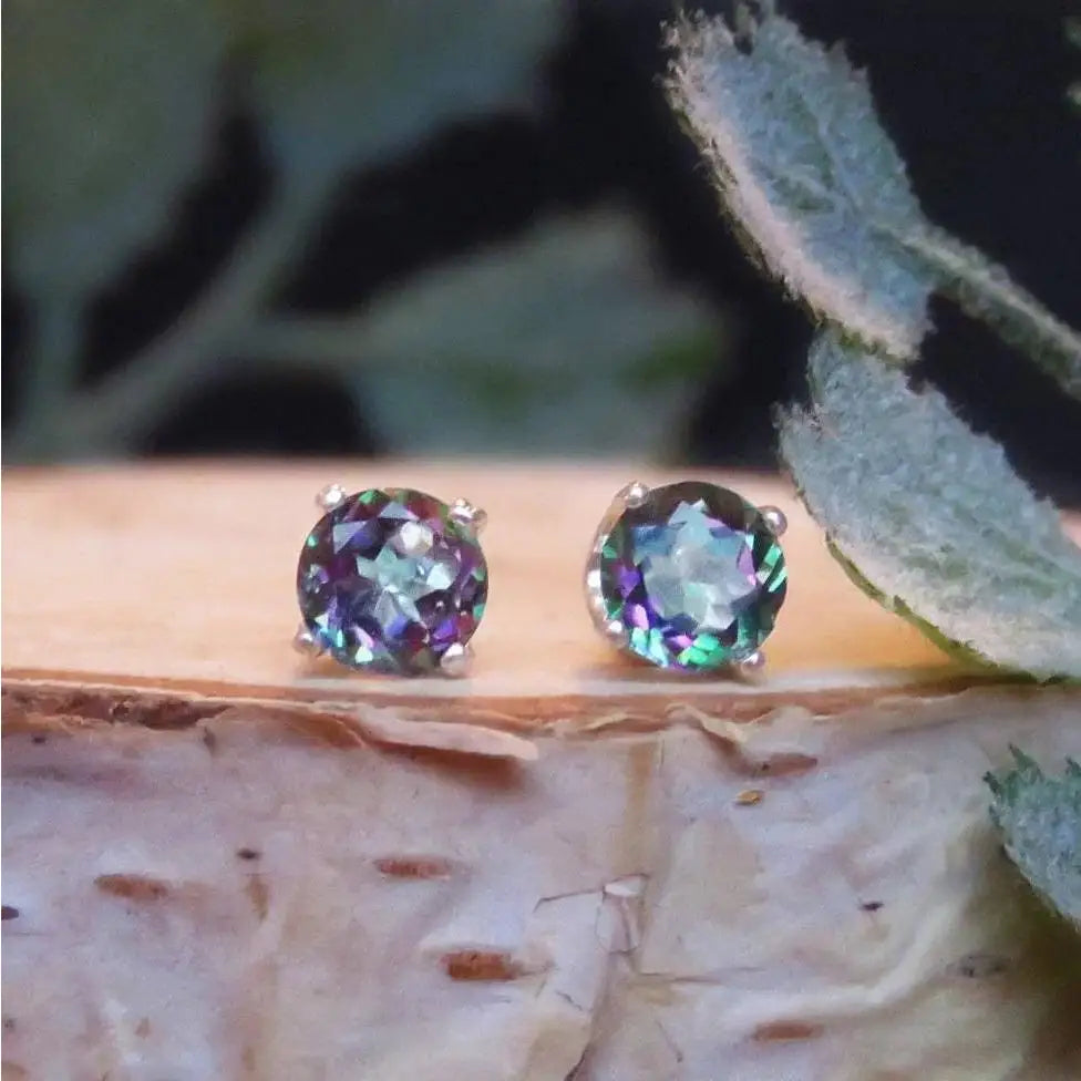 Alexandrite Stud Earrings Earrings Handmade Handcrafted